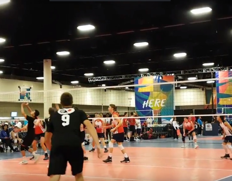 You are currently viewing Luca Nastase and Peter Rugosi with a strong block for 17u Team Ontario